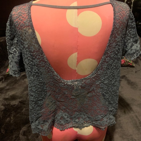 Victoria Secret Lace Crop Top Small - Picture 2 of 5